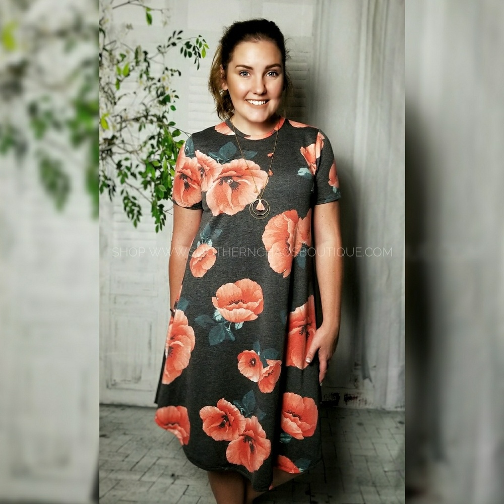 🌸 Bloom Where You're Planted Floral Dress 🌸